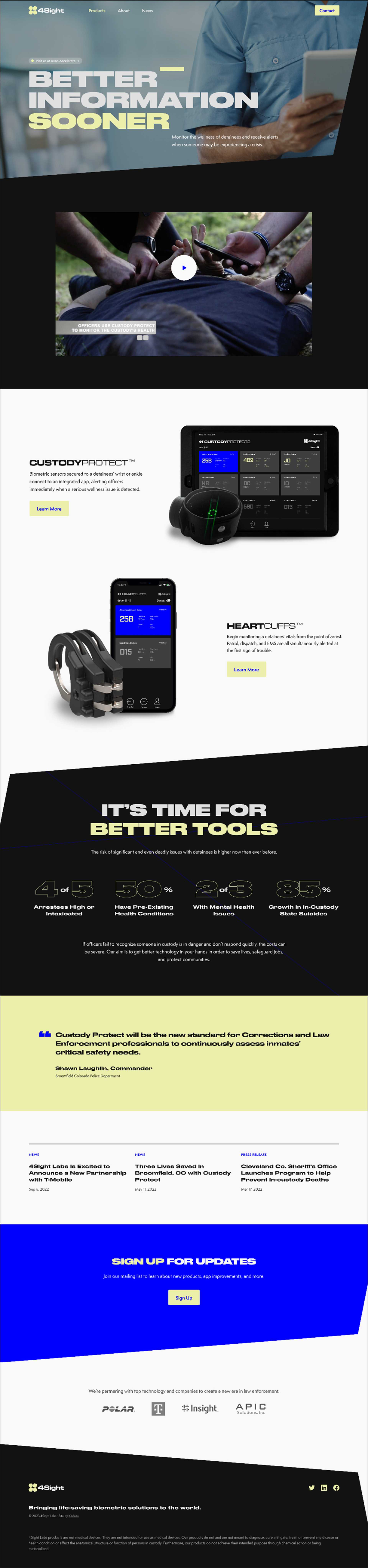Home page for 4Sight Labs