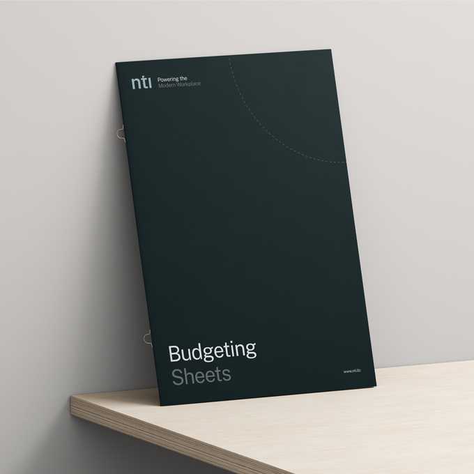 NTI Budgeting Sheets cover